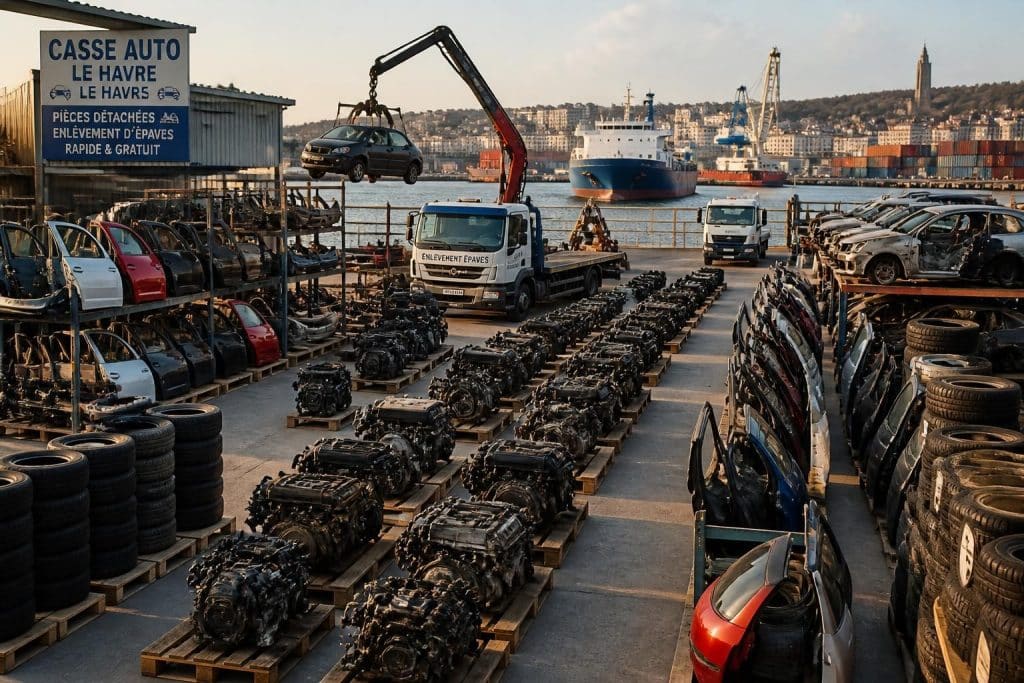 casse au havre : achat et vente de pièces détachées d'occasion, enlèvement rapide d'épaves véhicules. service efficace pour tous types de voitures au havre.