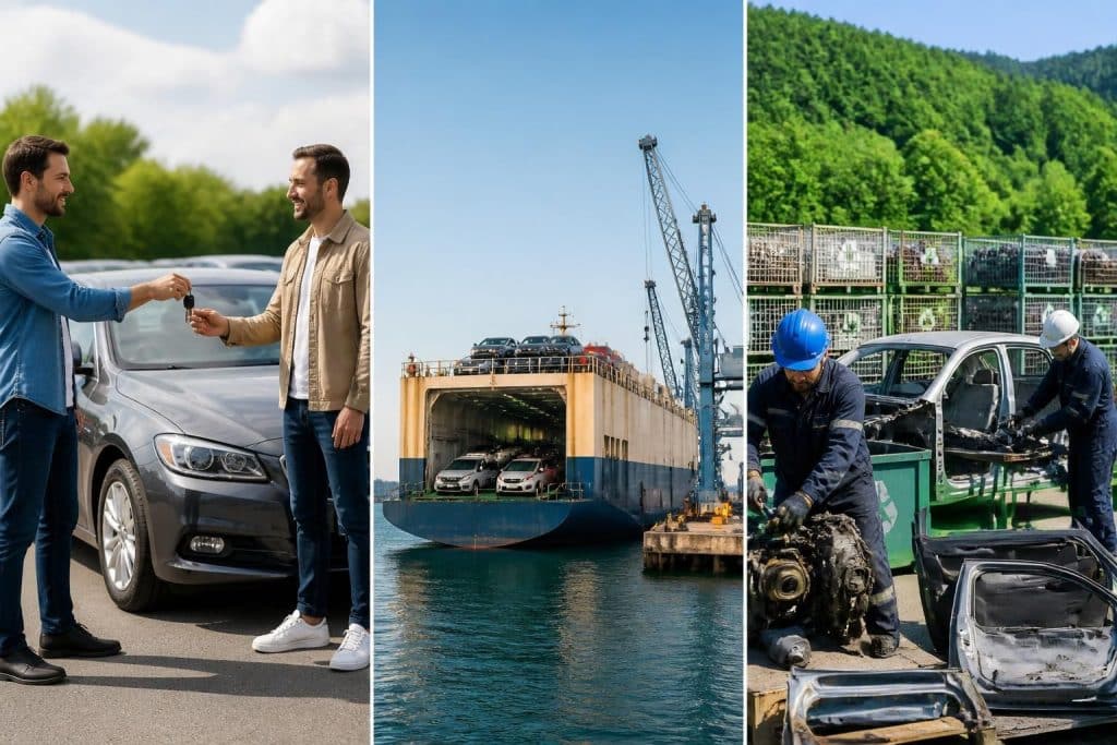 découvrez le parcours des voitures vendues sur vendezvotrevoiture.fr : revente, exportation à l'international et recyclage écologique pour une gestion responsable de votre véhicule.